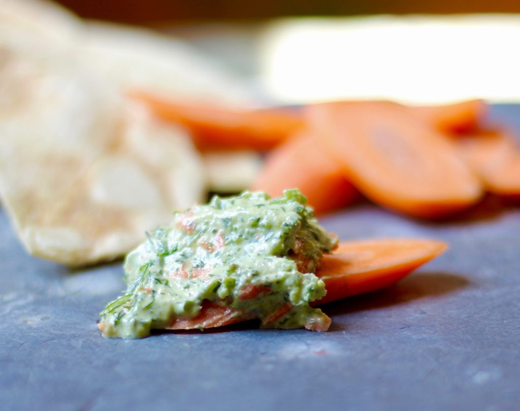 dilled veggie goat cheese spread