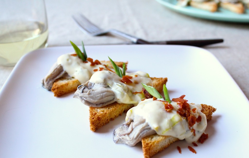 Oysters In Leek Cream The Good Eats Company