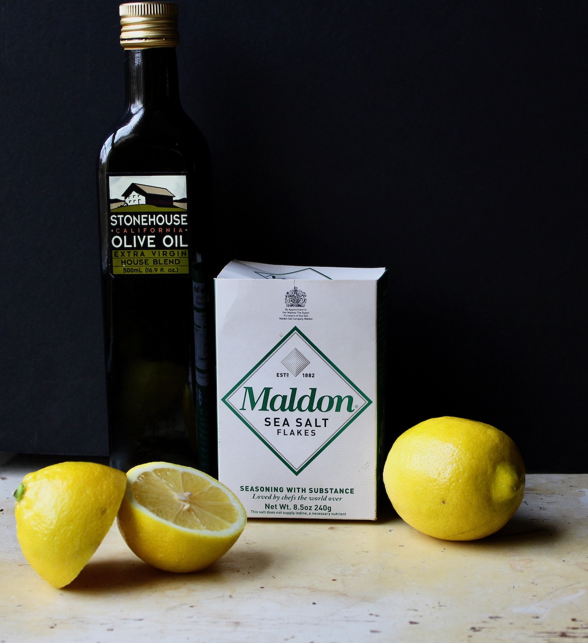 ingredients for lemon olive oil tart