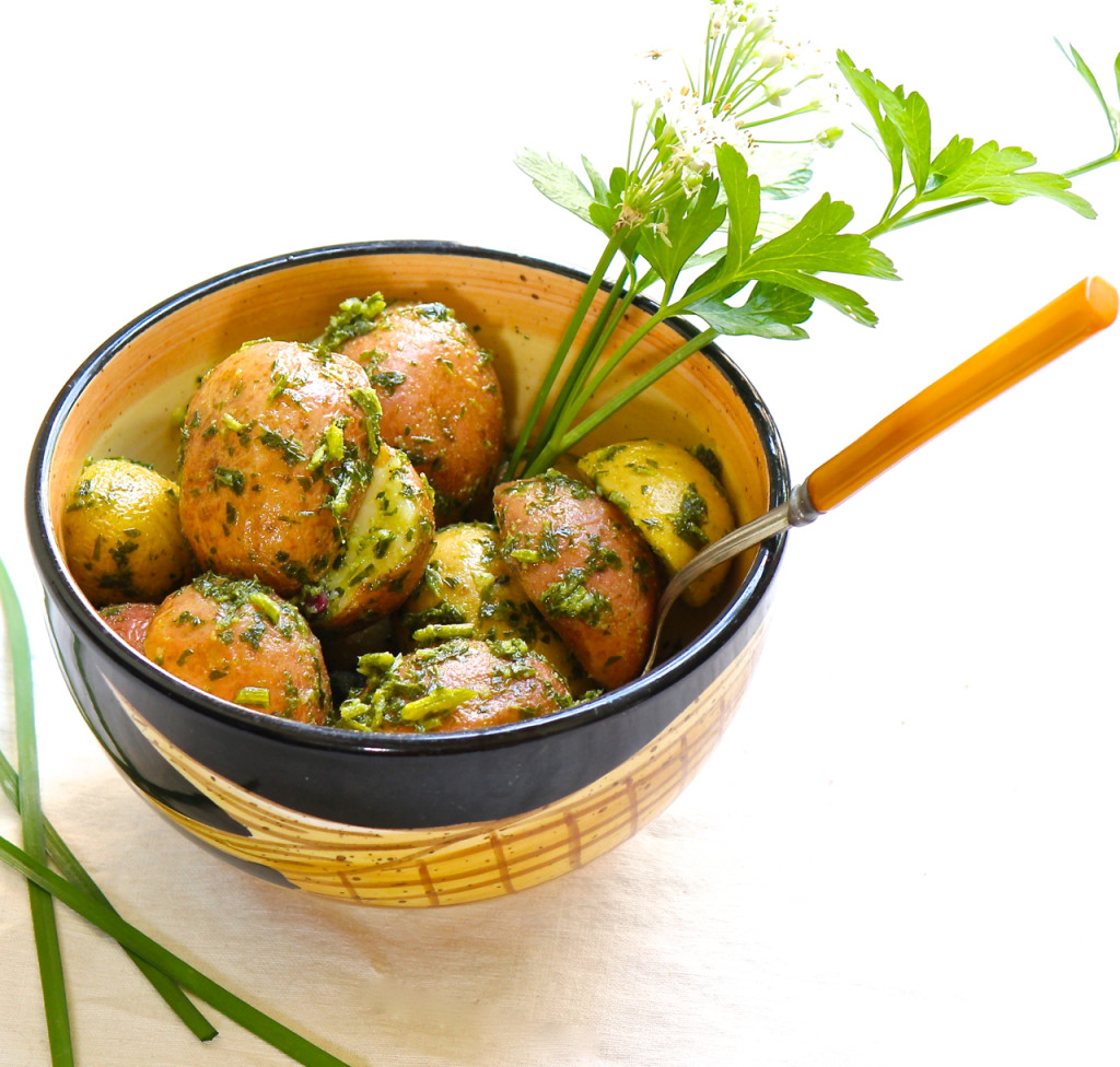 parsley chive potato salad