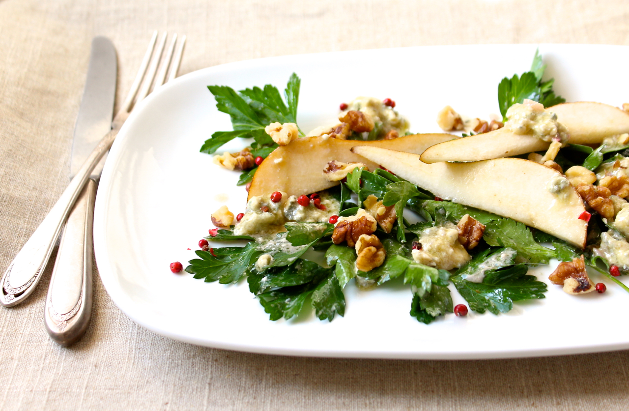 Parsley Pear Salad The Good Eats Company