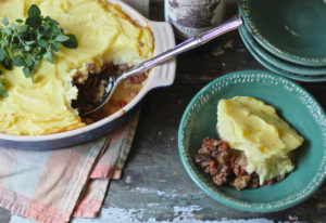 lamb eggplant shepherd's pie