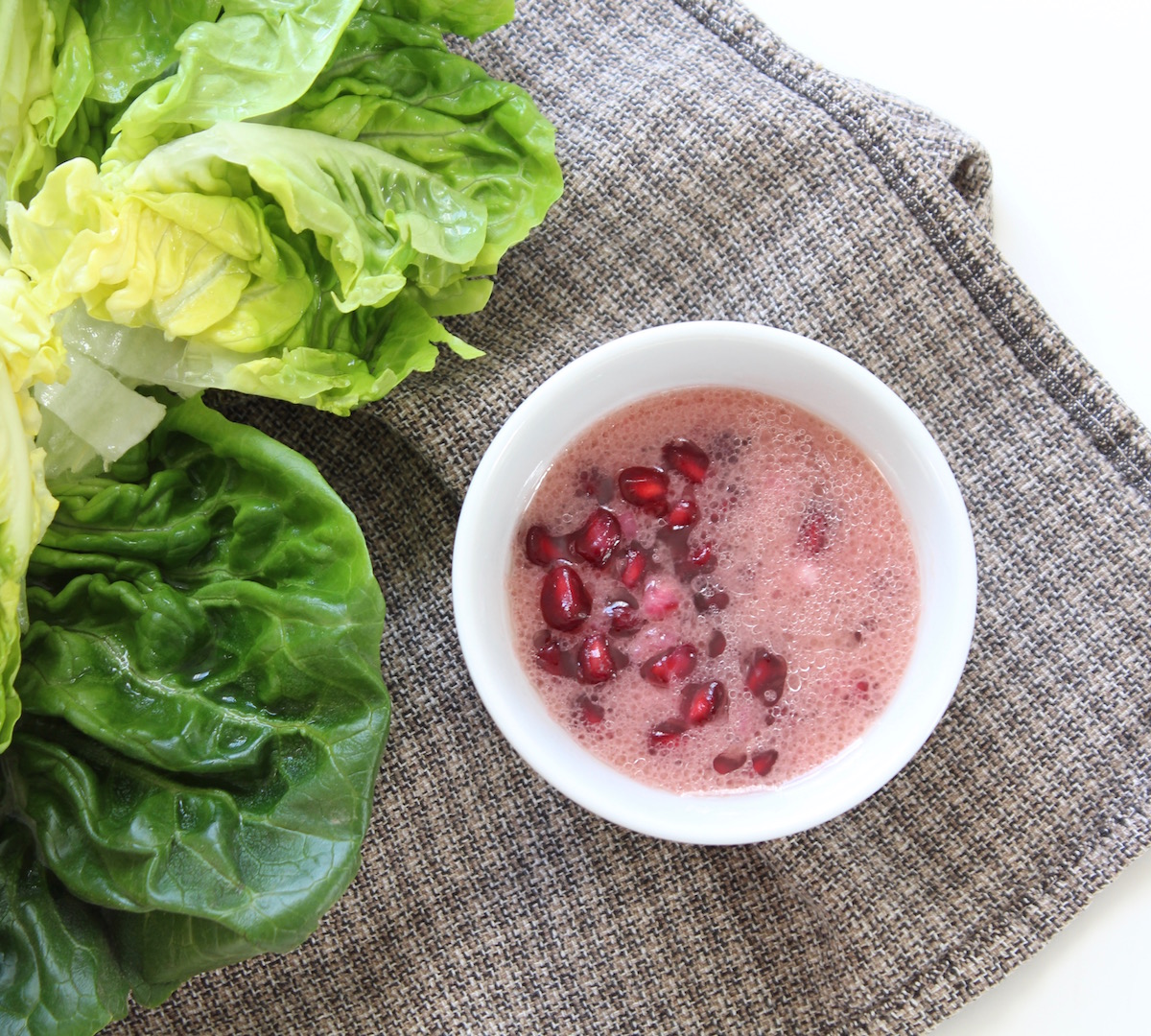 lemon pomegranate vinaigrette