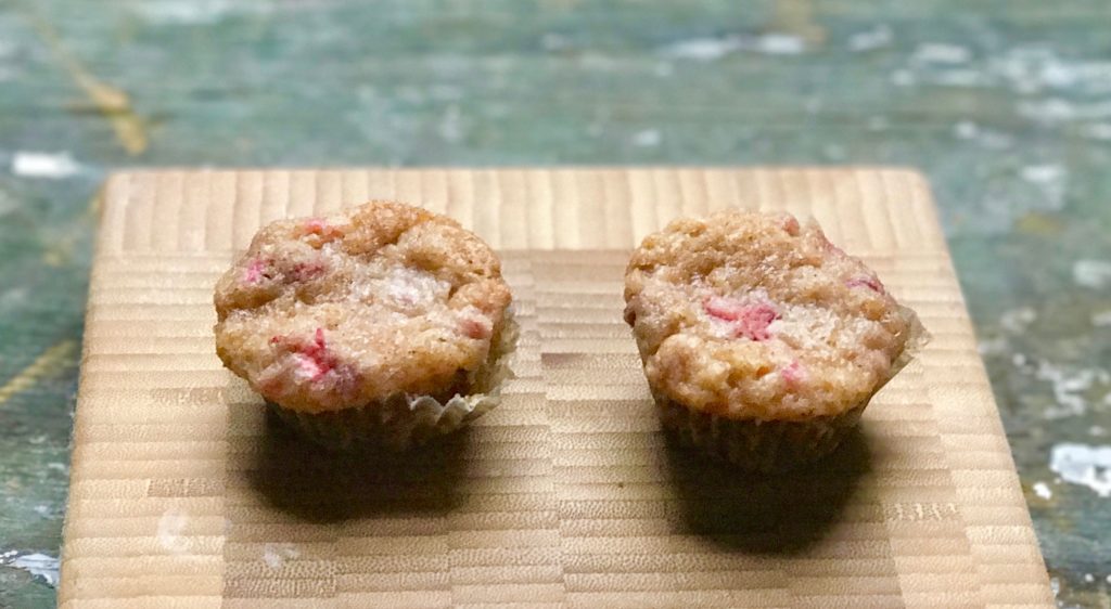 mini strawberry cupcakes