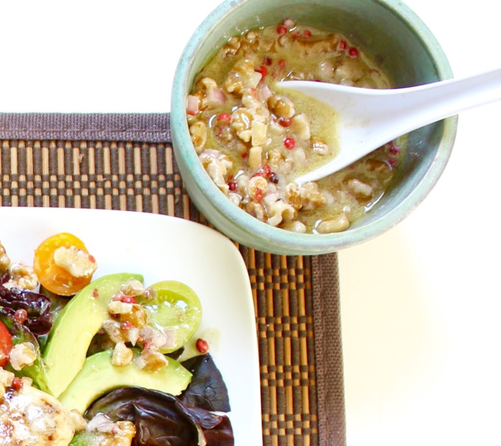 grilled chicken and nectarine salad