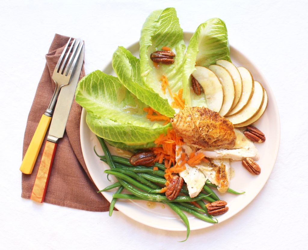 chicken and asian pear salad