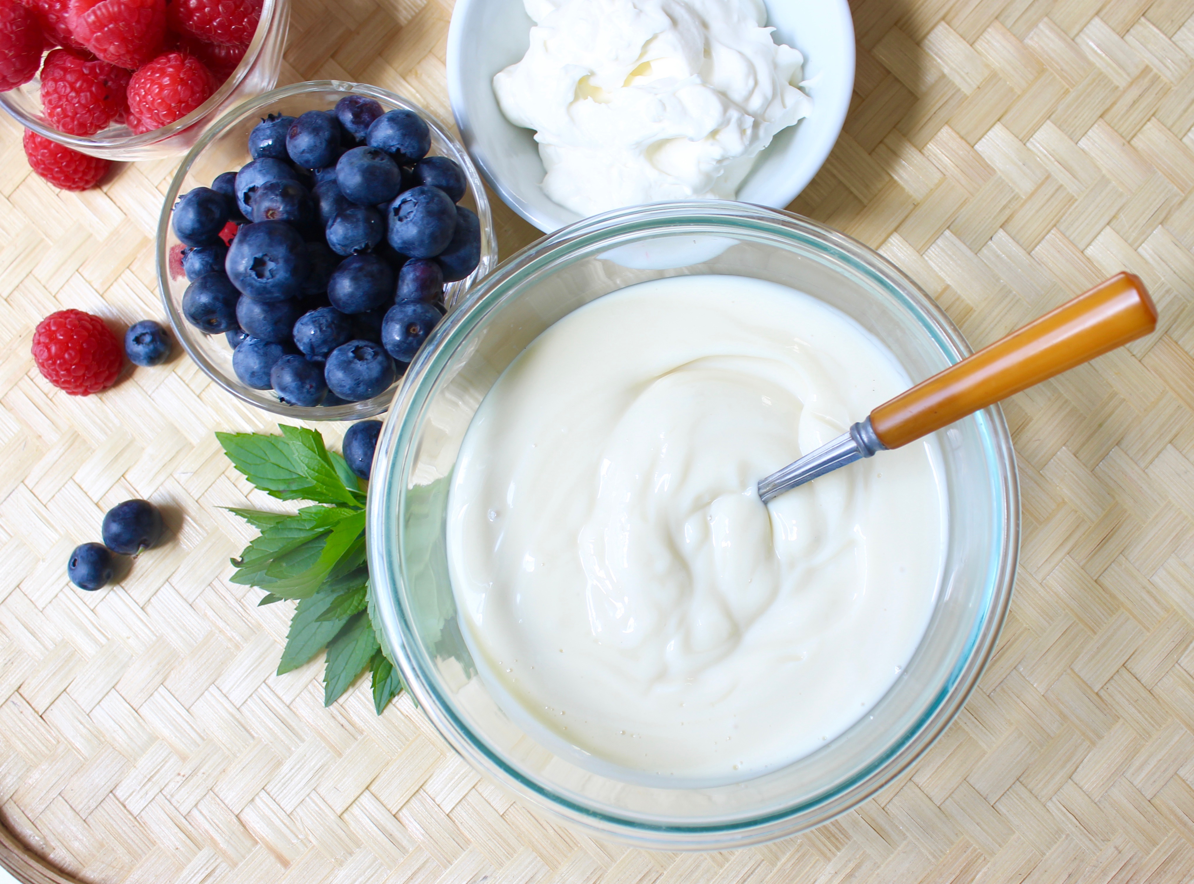 key lime berry parfaits