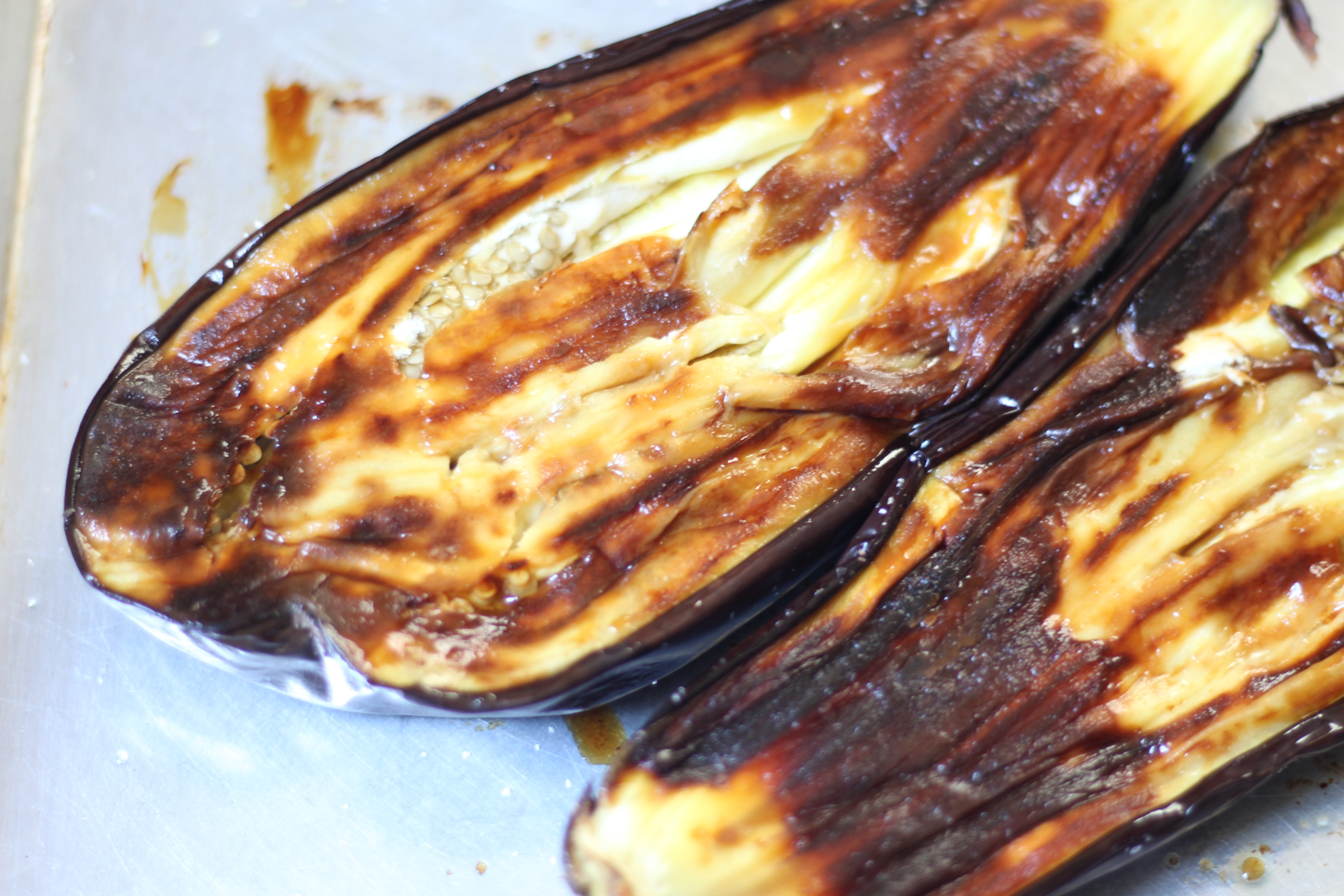 eggplant dip with harissa aioli