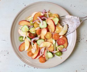 autumn fruit salad 
