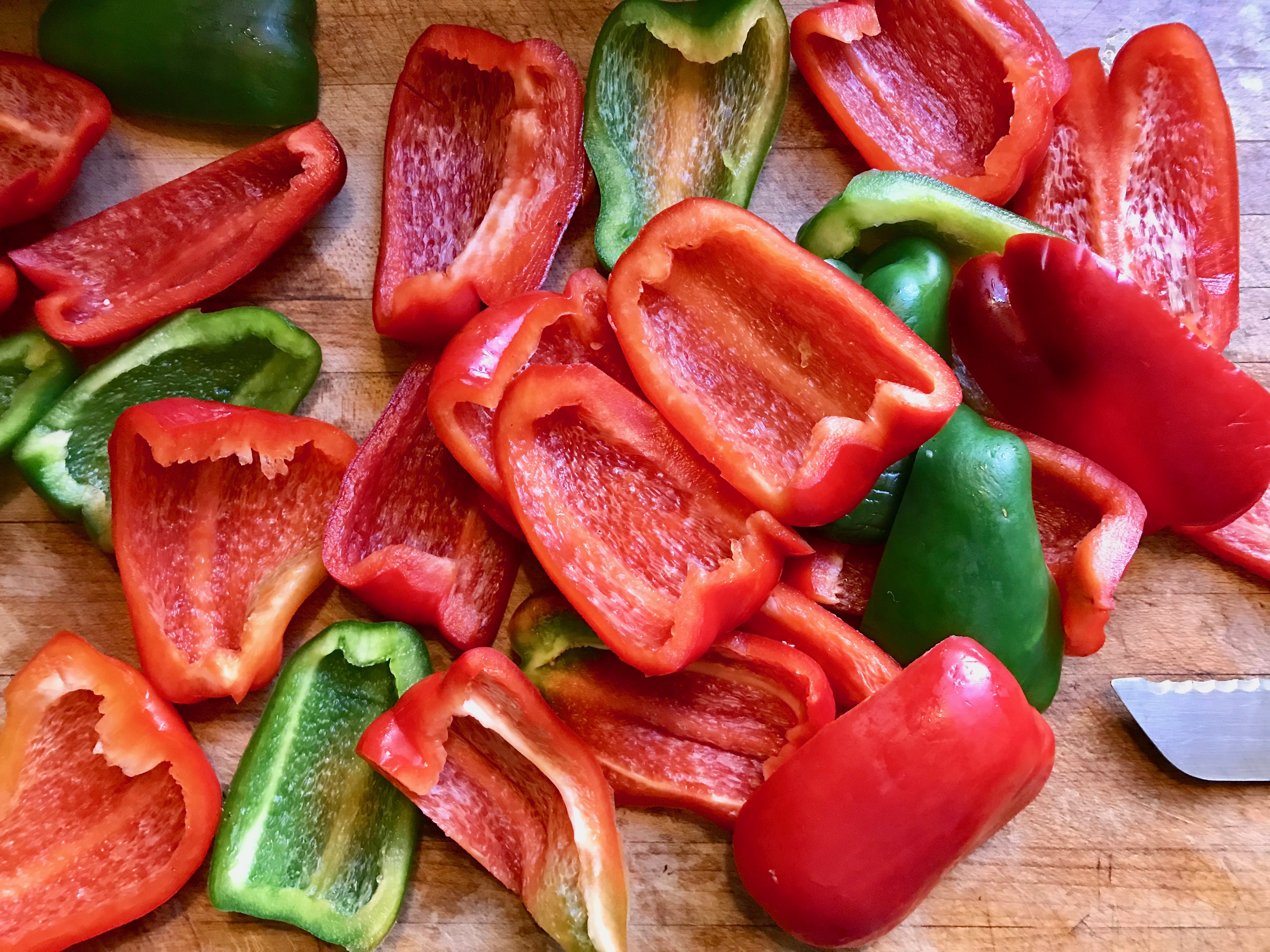 garlic roasted peppers 