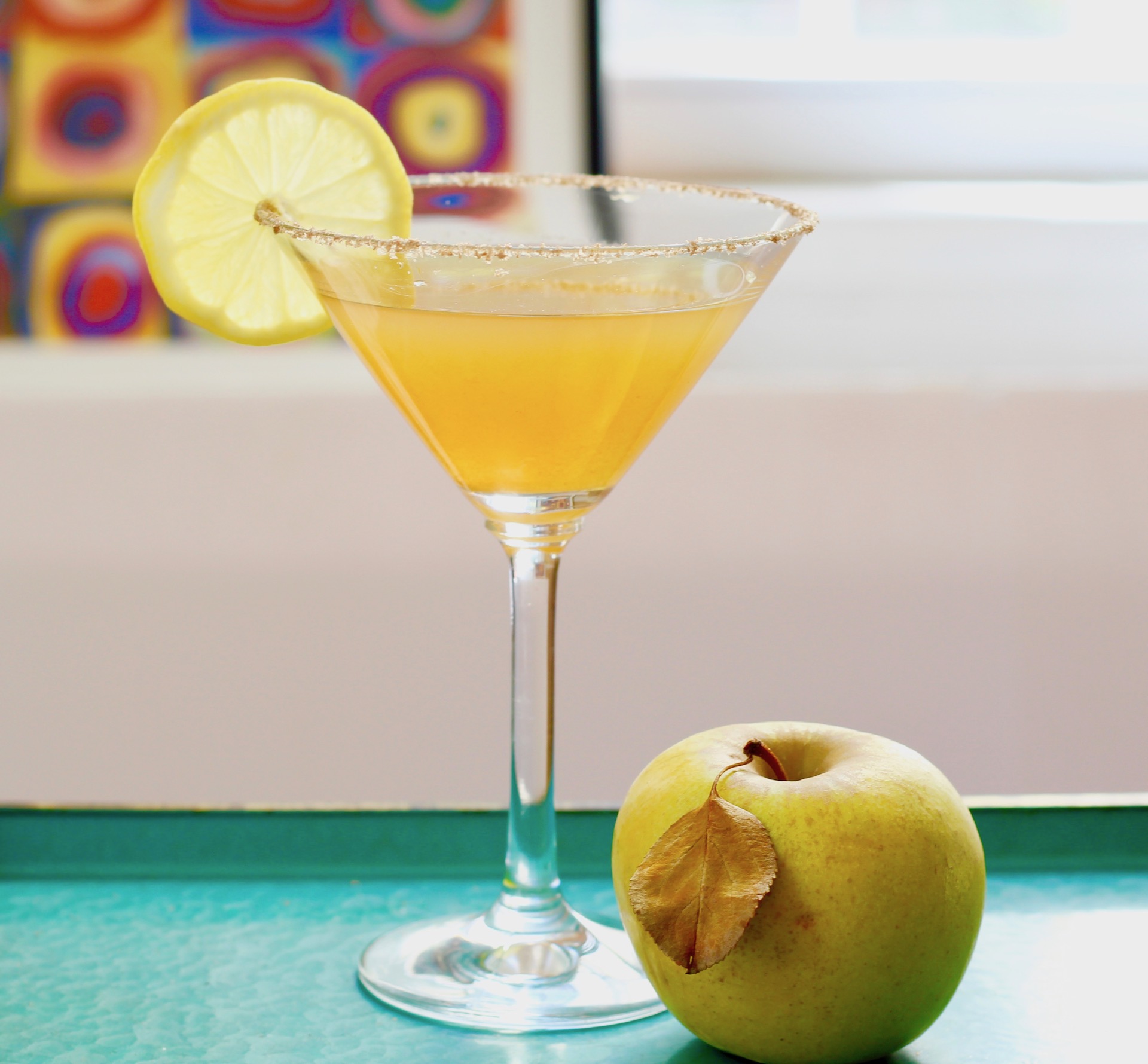 smoky tequila cider cocktail