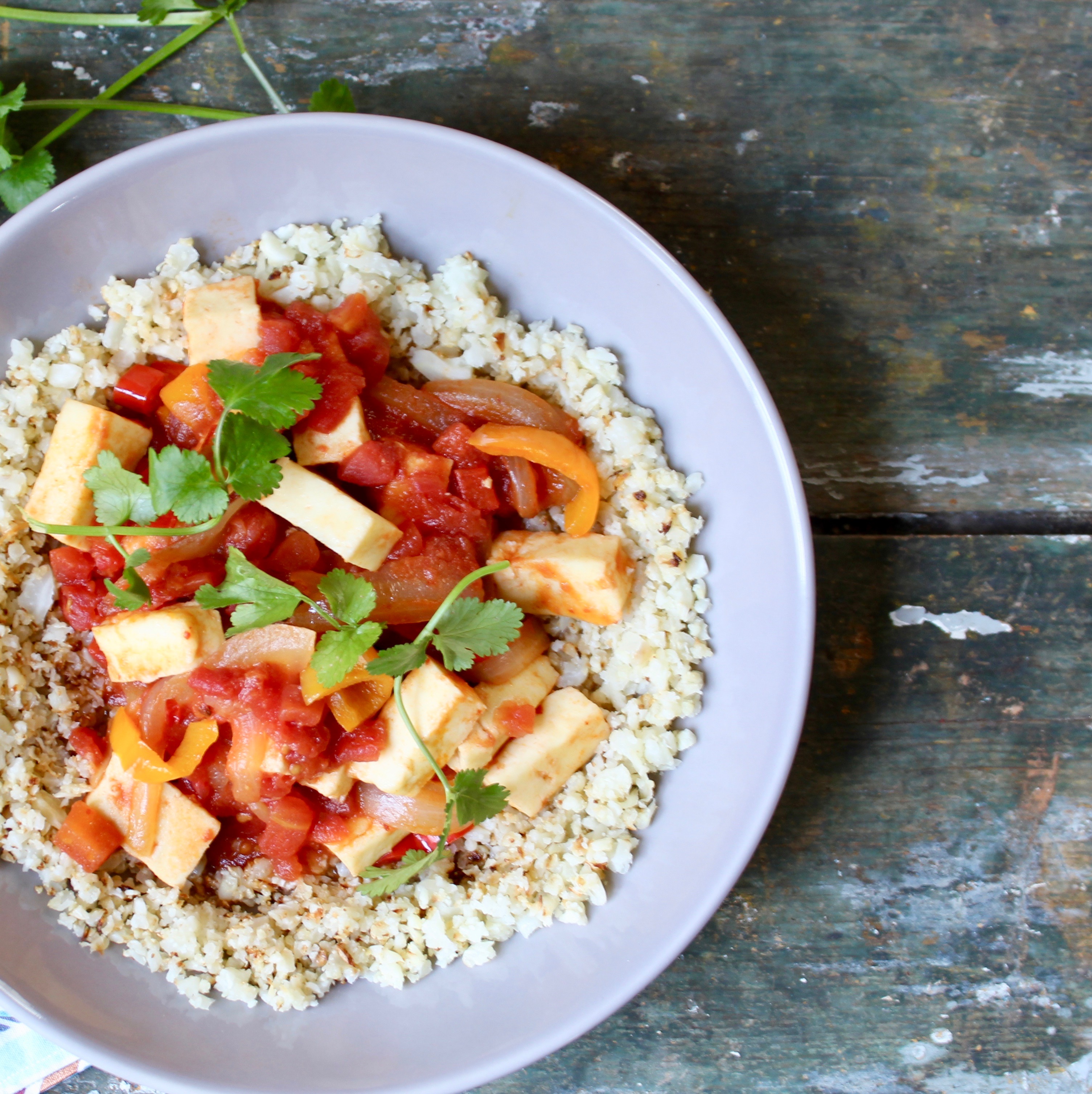 southwest paneer with peppers and onion