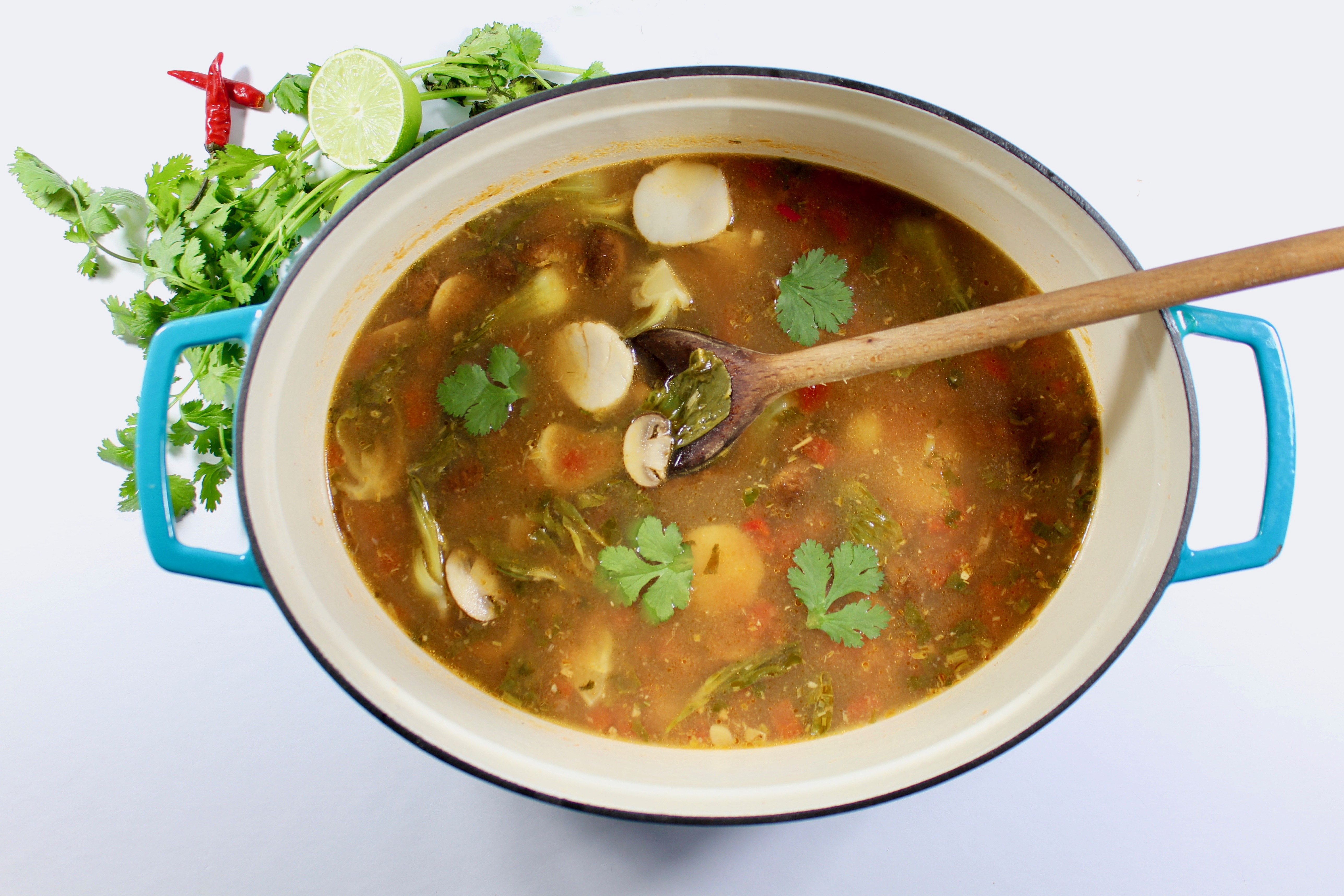 hot and sour scallop soup 