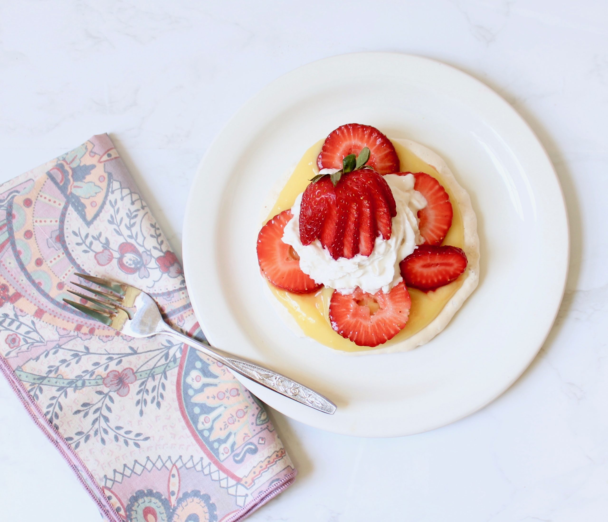 whole almond meringue berry tart