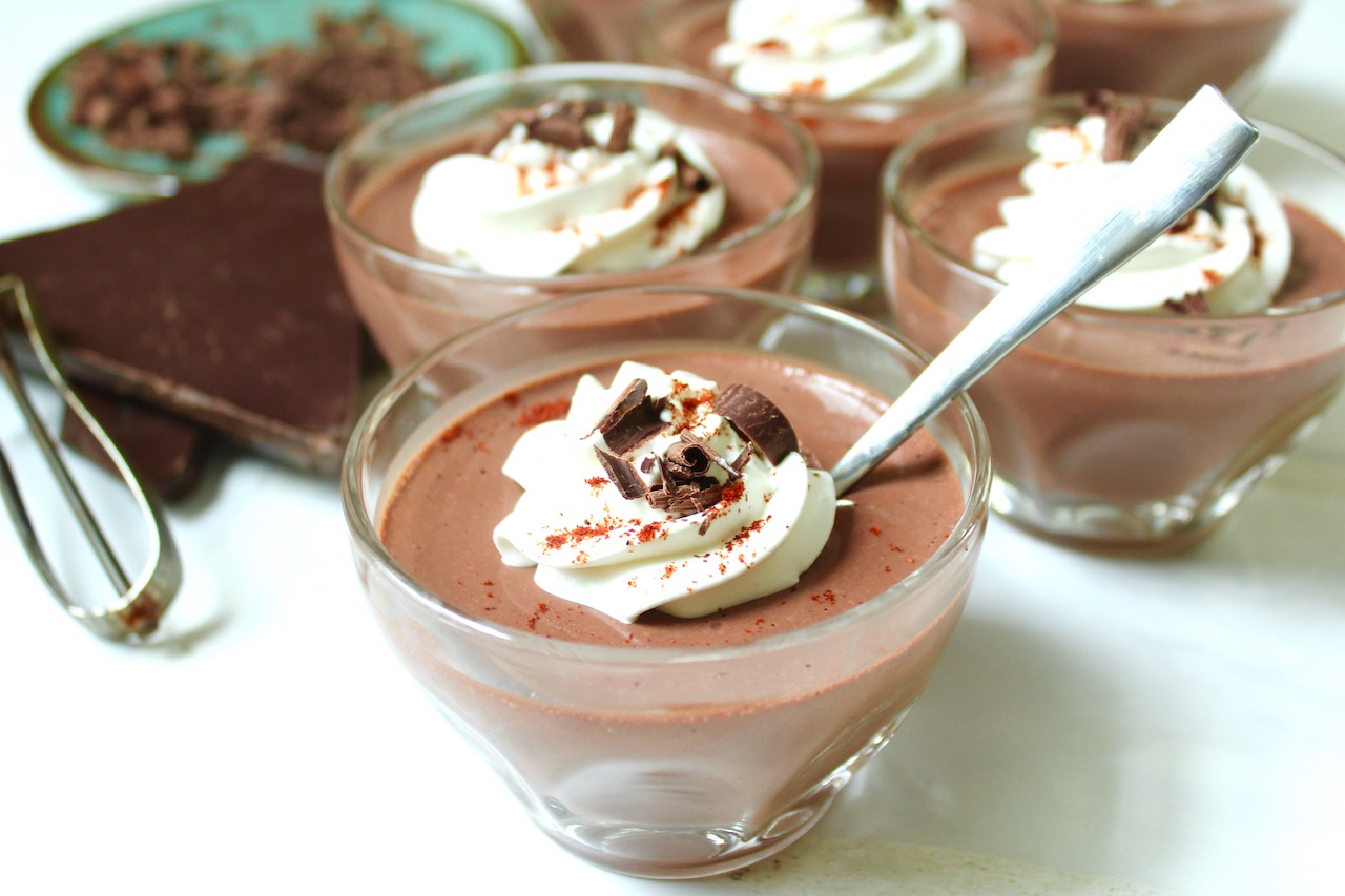 chocolate chile panna cotta