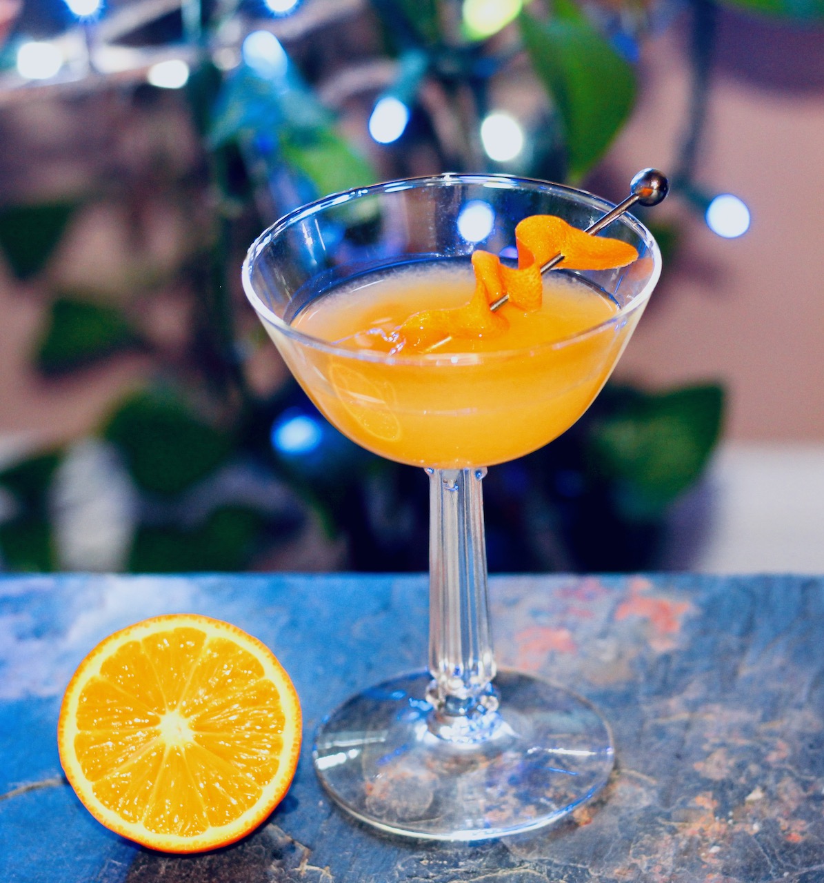 clementine cardamom cocktail