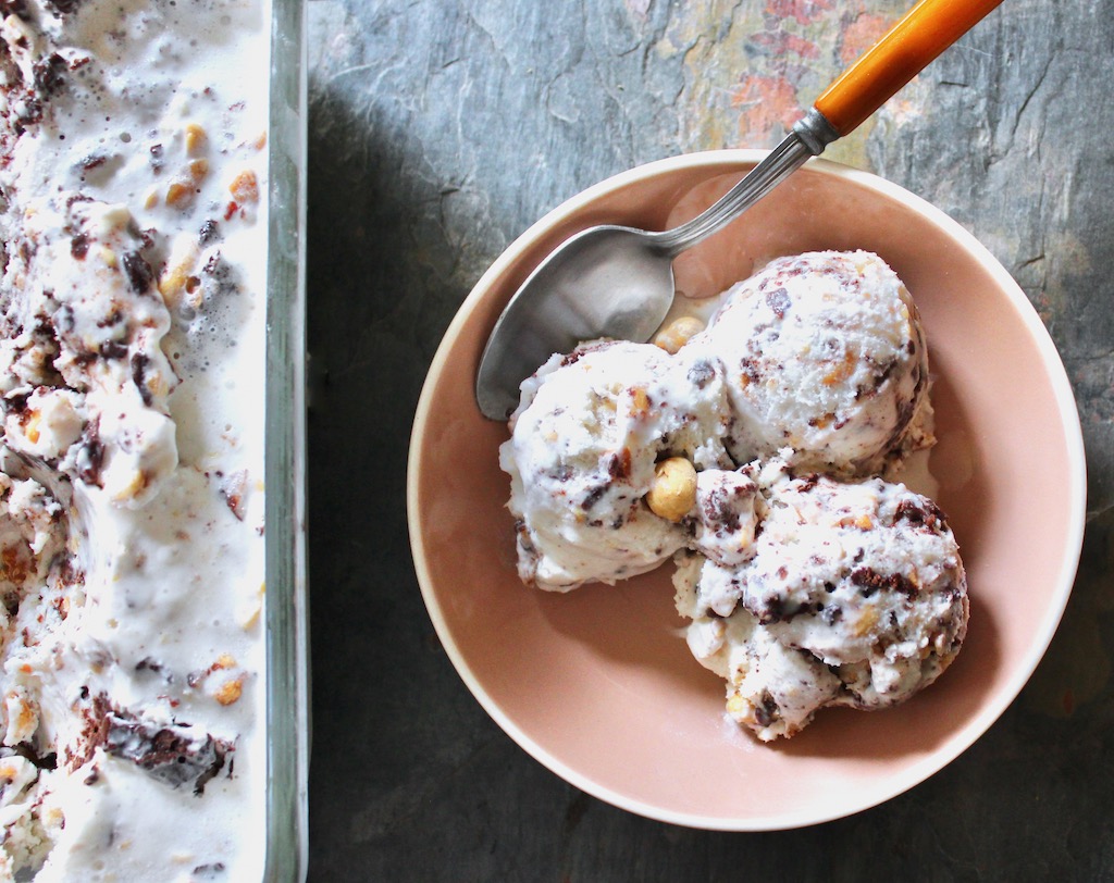 bowl of nutty buddy ice ream